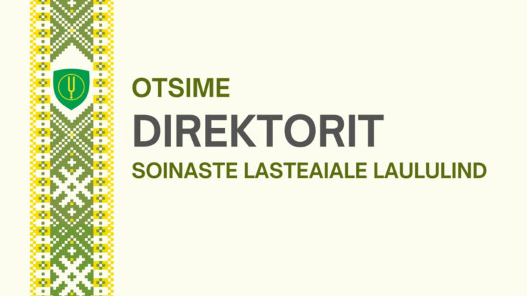 Rohkem infot: https://www.kambja.info/64807/otsime-lasteaiale-direktorit/